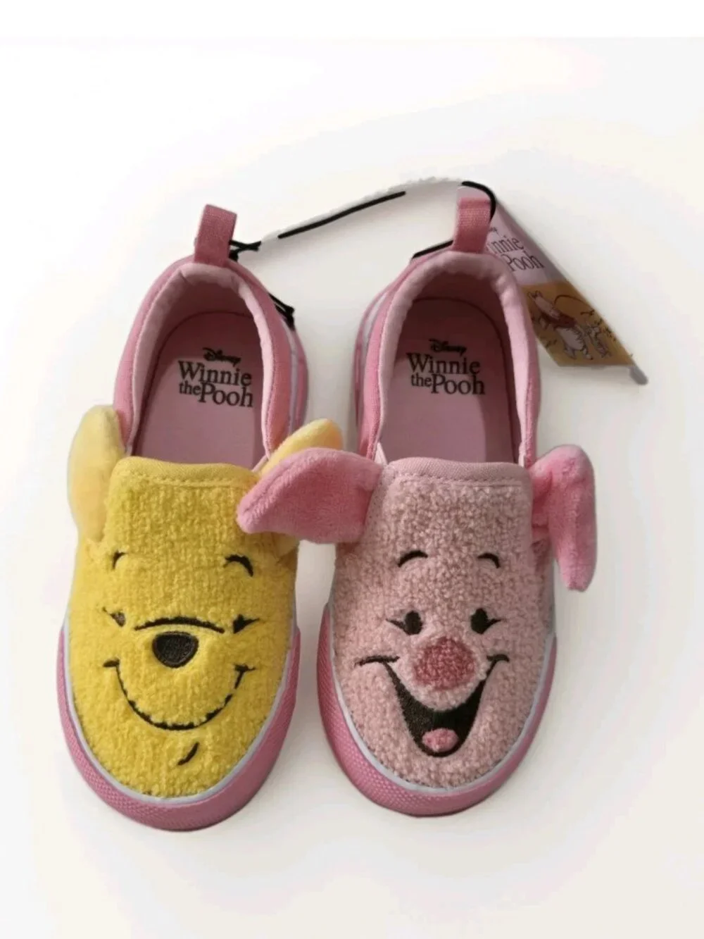 Slip On Winnie the Pooh Sneakers for Toddlers Size 5 6 9 10 or 11 Piglet